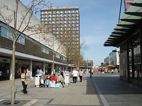 Basildon shopping precinct