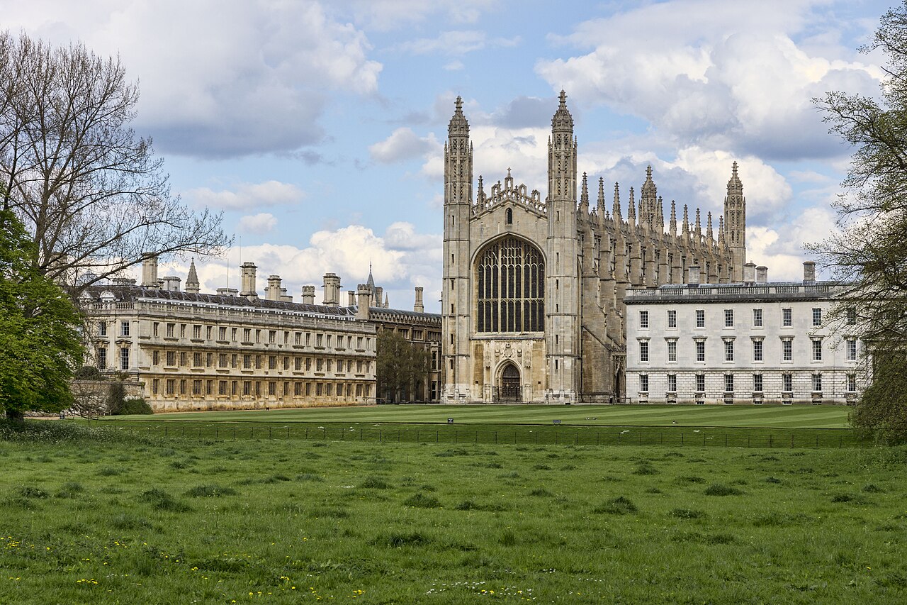 King’s College Chapel seen from the Backs in Cambridge