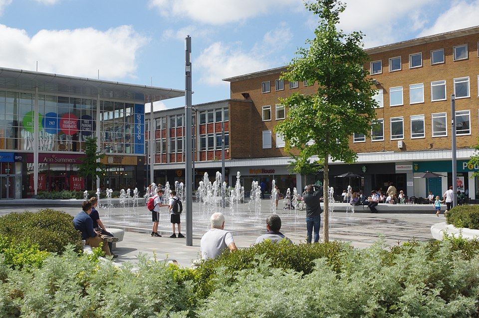 Queens Square in Crawley