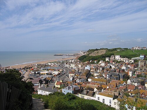 Rooftops of Hastings Old Town