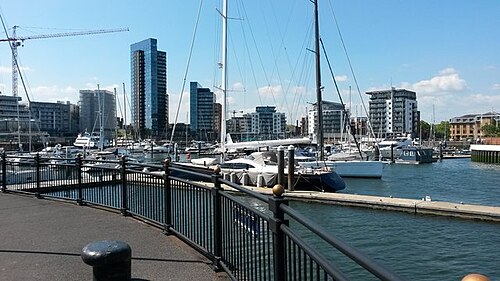 Ocean Village Marina in Southampton
